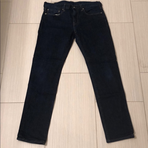 JCrew 484 Slim Fit Denim - 33w 32l dark resin wash - Picture 1 of 3